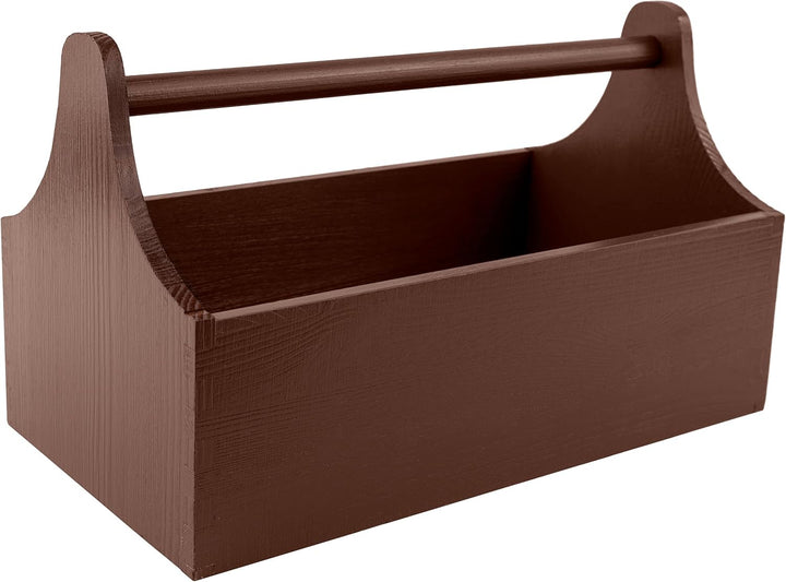 Creative Deco Werkzeugkiste Holz | Werkzeugkasten aus Holz | Masse 34 x 18 x 20,5 cm (+/- 0,5 cm) |