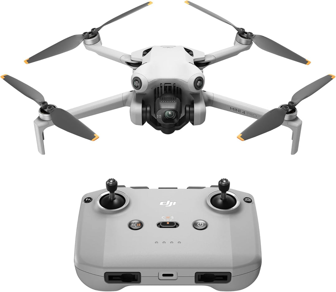 DJI Mini 4 Pro (DJI RC-N2 Fernsteuerung), faltbare Mini-Drohne mit 4K HDR-Videokamera für Erwachsene