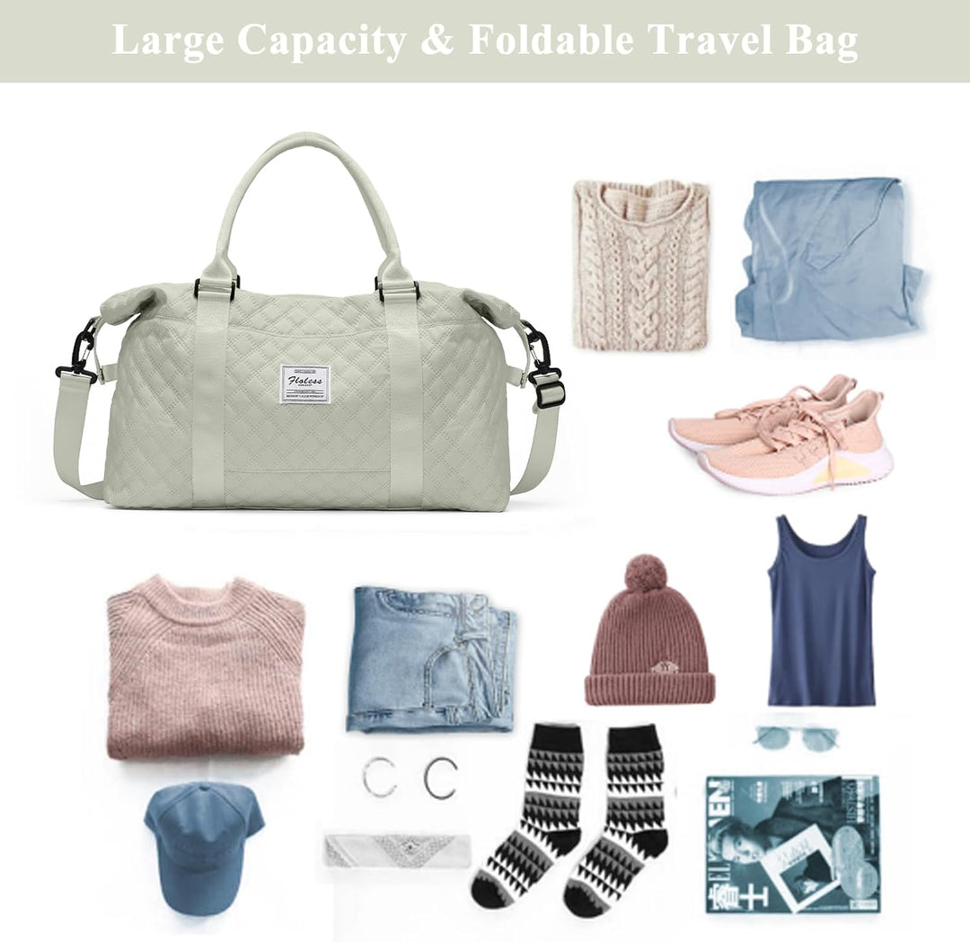 Reisetasche Damen Sporttasche Handgepäck Tasche Weekender Bag Schwimmtasche Wasserdicht Travel Bag D