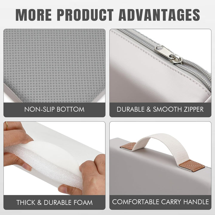 HappyPicnic Knieschoner, 5,1 cm dick, wasserdicht, Schaumstoff-Kniematten, Kissen für Garten, Hof, A