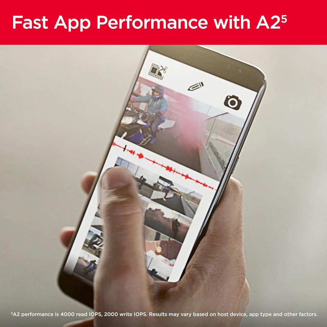 SanDisk Extreme microSDXC UHS-I Speicherkarte 256 GB + Adapter (Für Smartphones, Actionkameras und D