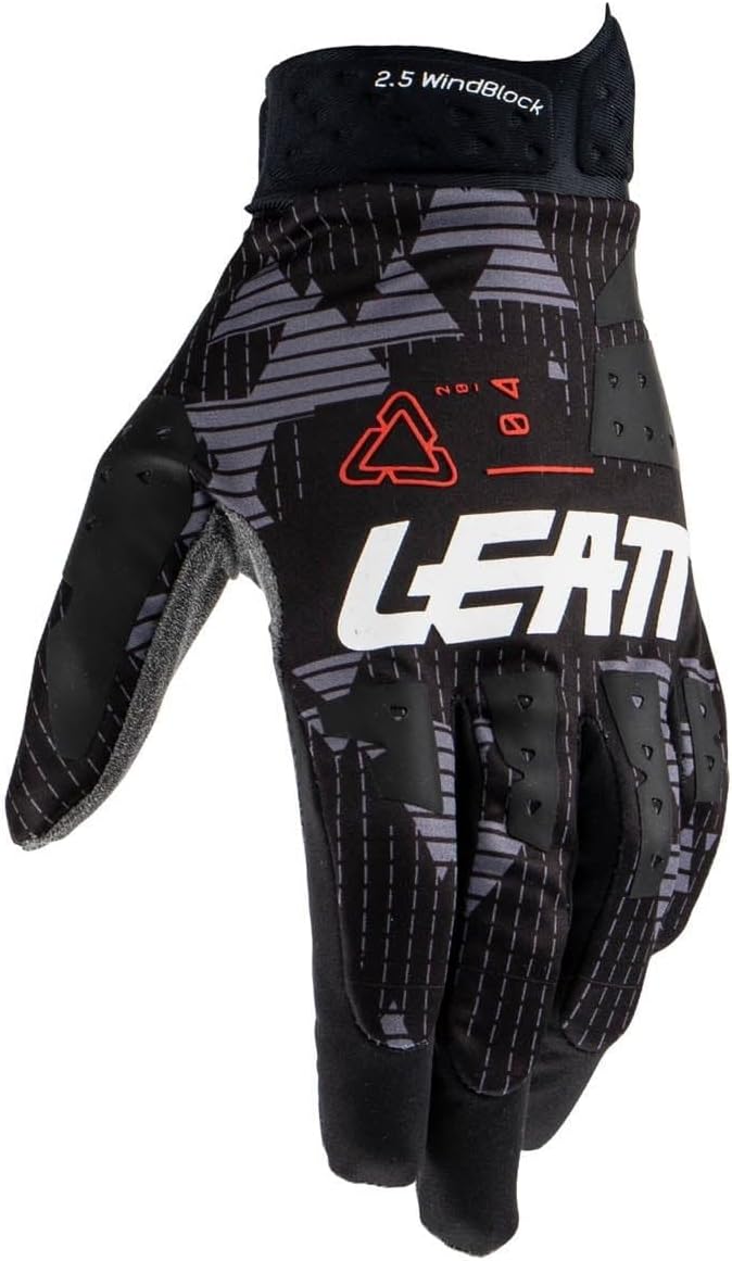 Leatt 2.5 Windblock Motocross Handschuhe Schwarz S, Schwarz S