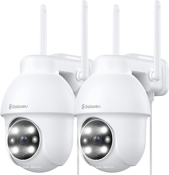 2K Überwachungskamera Aussen,GALAYOU PTZ Outdoor WLAN IP Kamera überwachung aussen, WiFi Dome Camera