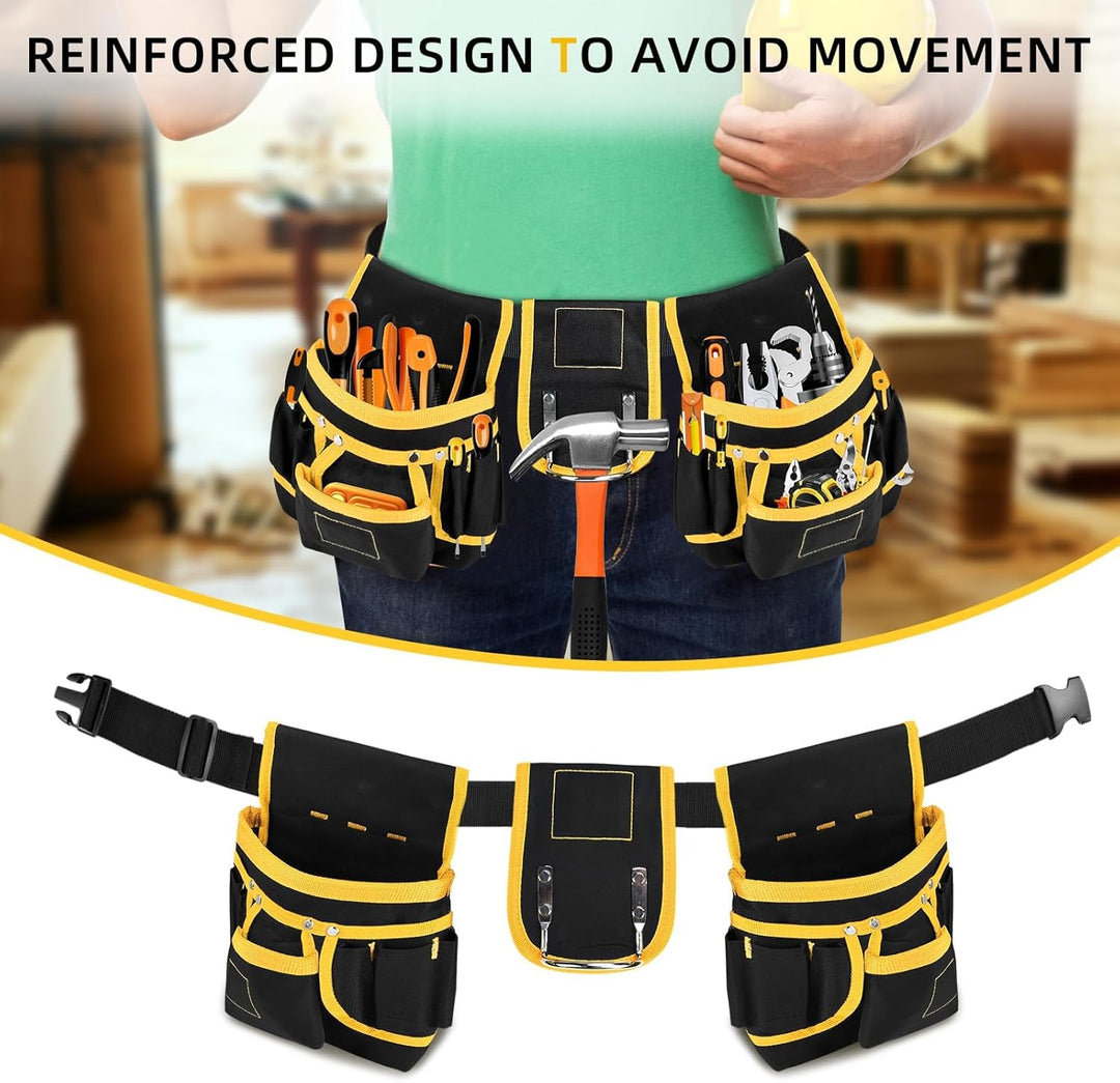 WerkzeuggüRtel, ArbeitsgüRtel, Tool Belt, GüRteltasche Werkzeug, Robuste, Verstellbare Oxford-Werkze