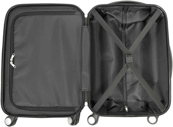 Bowatex Handgepäck Paris Eifelturm Motivkoffer Trolley mit Aufdruck 35 Li 55 cm