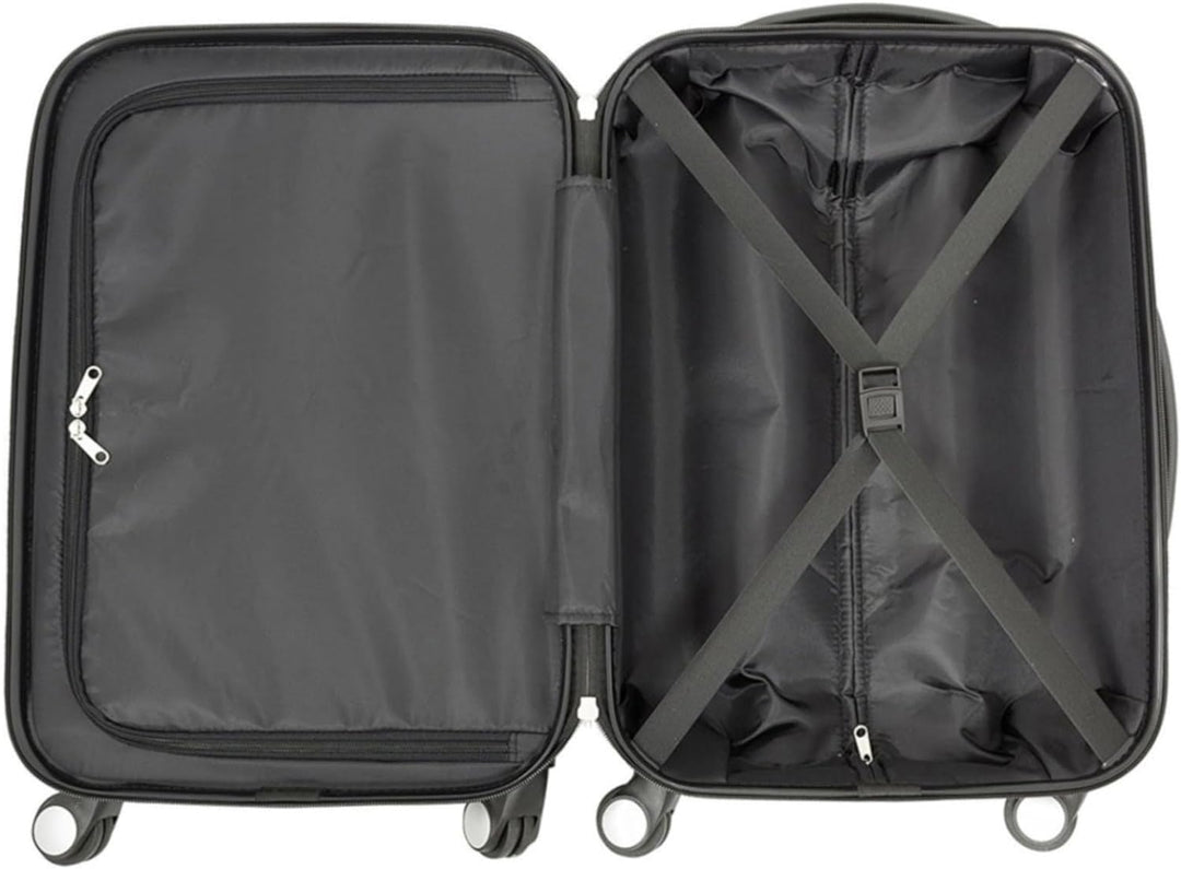 Bowatex Handgepäck Paris Eifelturm Motivkoffer Trolley mit Aufdruck 35 Li 55 cm