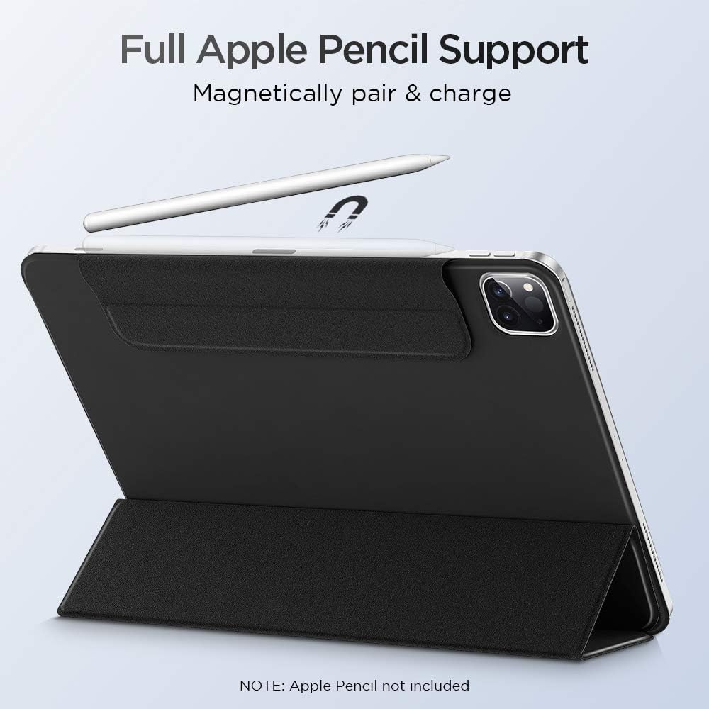 ESR für iPad Pro 12,9 Zoll Hülle 2022/2021/2020 (6./5./4. Generation), Starke Magnetbefestigung, Tri