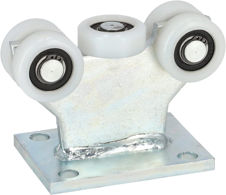 KOTARBAU® 2er Set Laufrolle für Schiebetor ohne Höheneinstellung ⌀ 43 mm 5 Rollen Robuste Ausstattun