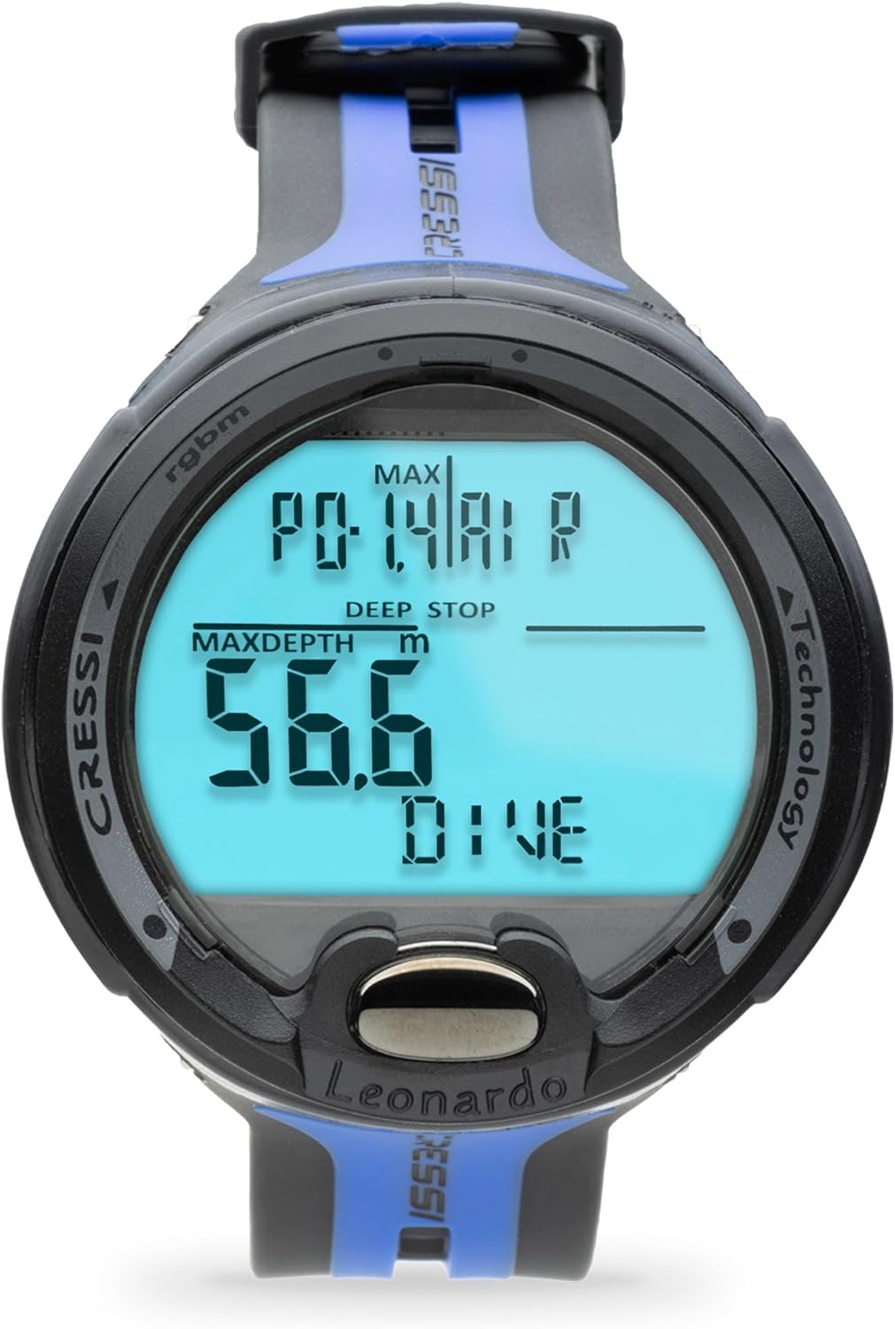 Cressi Leonardo - Premium Tauchcomputer Air / Nitrox und Tiefenmesser Modi - WEEE NR. DE 13961704 Sc