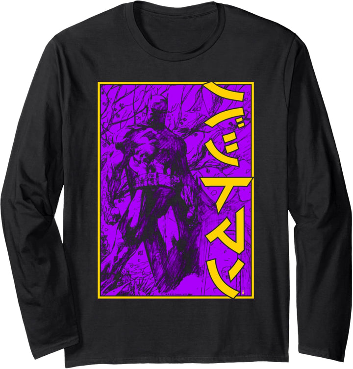 Batman Framed Kanji Langarmshirt