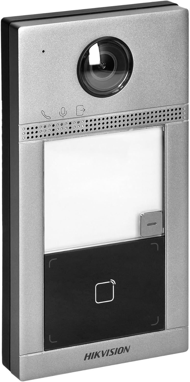 Hikvision DS-KV8113-WME1(C) Einfamilien-WLAN/IP-Aussenstation aus Metall für den eigenständigen Betr