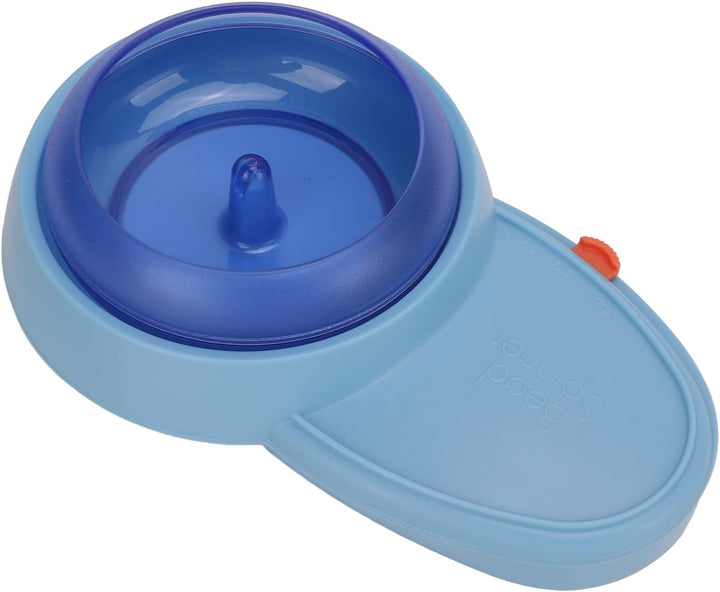 Perlenspinner, Spin Beading Bowl Loader mit 2 Stück Gebogenen Nadeln mit Grossem Auge, Batteriebetri