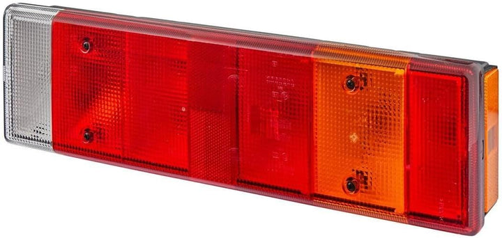 HELLA Heckleuchte - Glühlampe - 24V - Anbau/geschraubt - ECE/ADR/GGVS - Lichtscheibenfarbe: mehrfarb