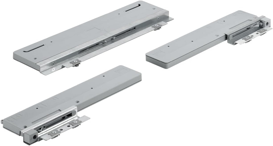 HETTICH 9242240 Top Line L Silent System Schliessdämpfung 3 türig 50kg, für Schiebetüren, Silber