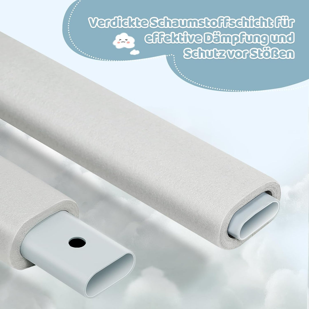 WOLTU Bettgitter, 150 cm Bettschutzgitter für Kinder Baby, Rausfallschutz Bett Boxspringbett Kinderb