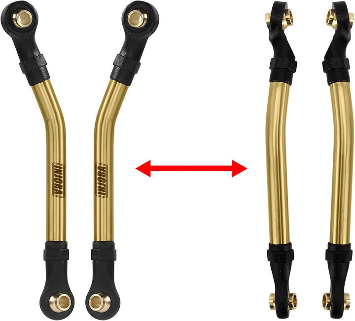 INJORA 8PCS Messing High Clearance Lenker Set für 1/18 RC Crawler TRX4M High Trail K10