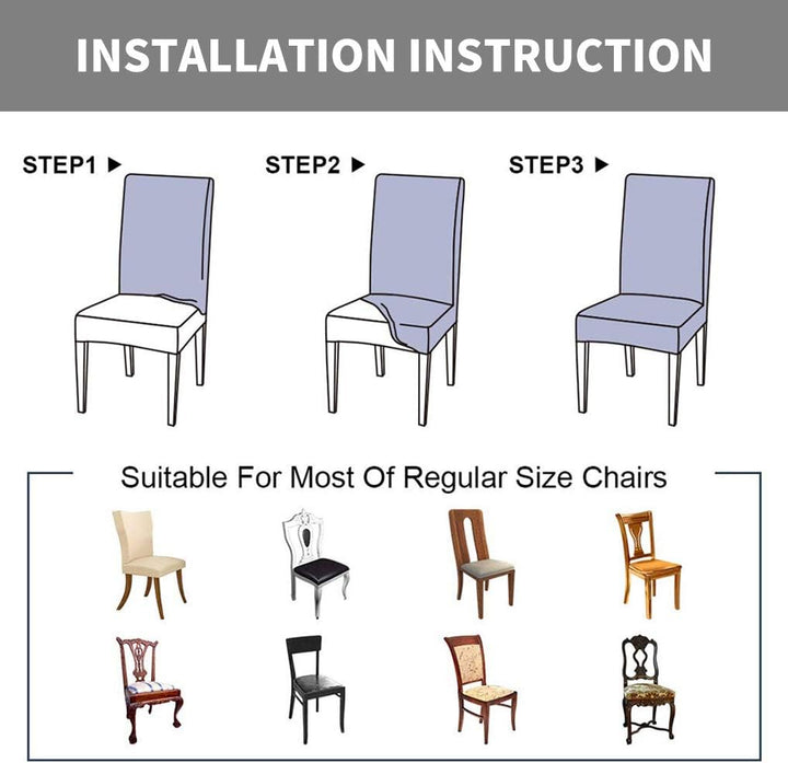 Dioxide Stuhlhussen Elastische Moderne Beschützer Stuhlhussen, Hochzeit Partys Bankett Deko, bi-Elas