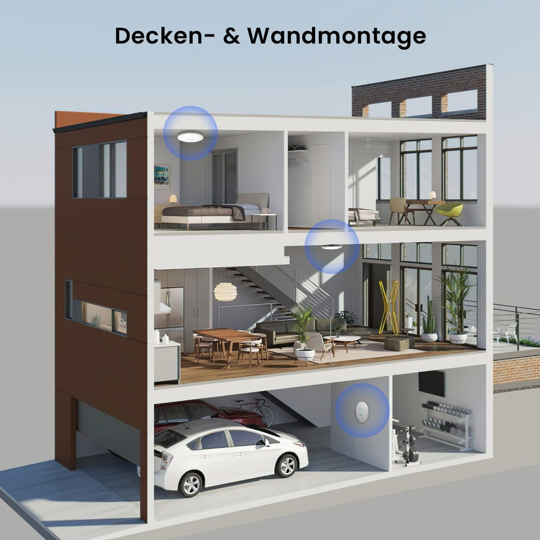 Tenda i29 AX3000 Access Point PoE WiFi 6 (802.11ax Dualband, MU-MIMO & OFDMA, 2 Gigabit Ports, WPA3,