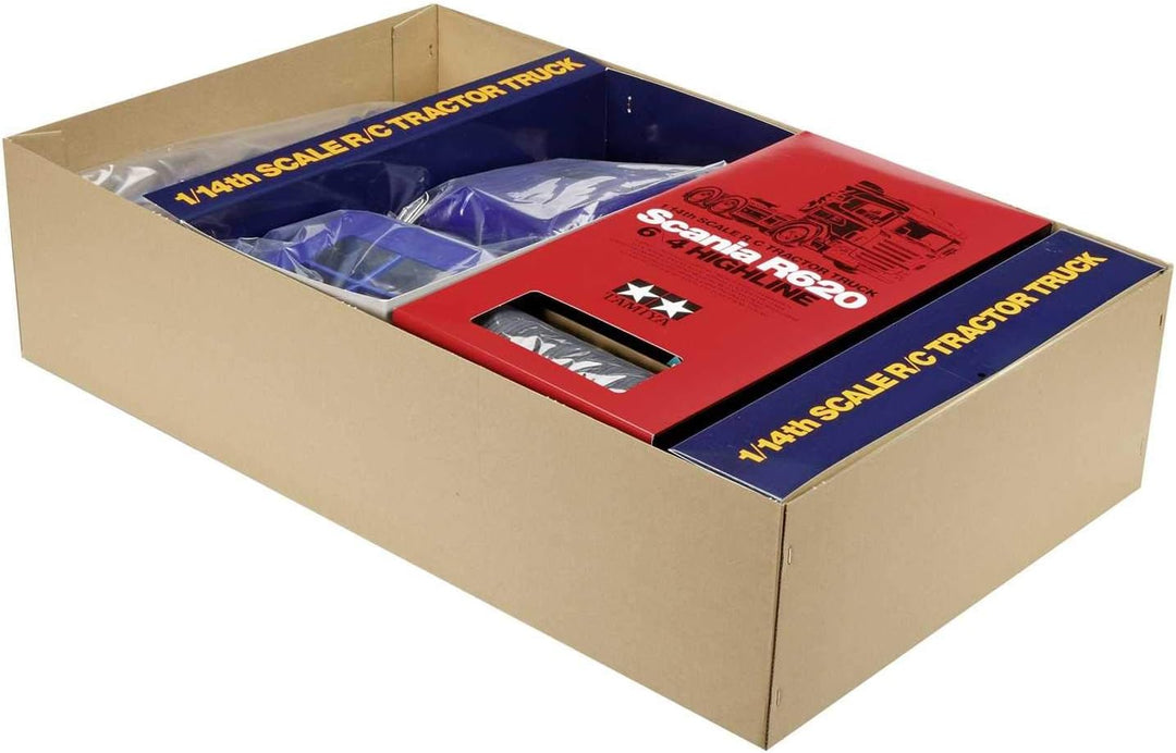 TAMIYA 56327 1:14 RC Scania R620 6x4 Fahrzeug, Blau