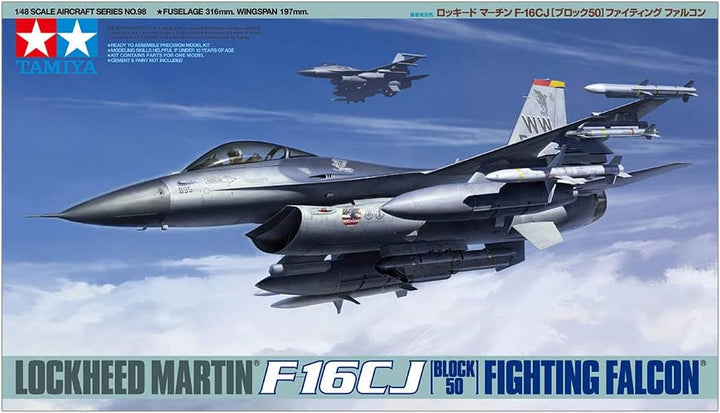 Tamiya 300061098 - 1:48 Lockheed Martin F-16CJ Fighting Falcon
