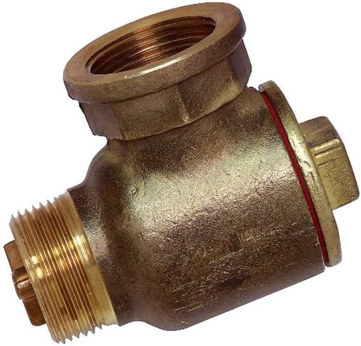 Cornat Rückschlagventil Eckform 1%22, Messing/Garten Bewässerung / FLOR90850 & Bewässerungsrohre Mes
