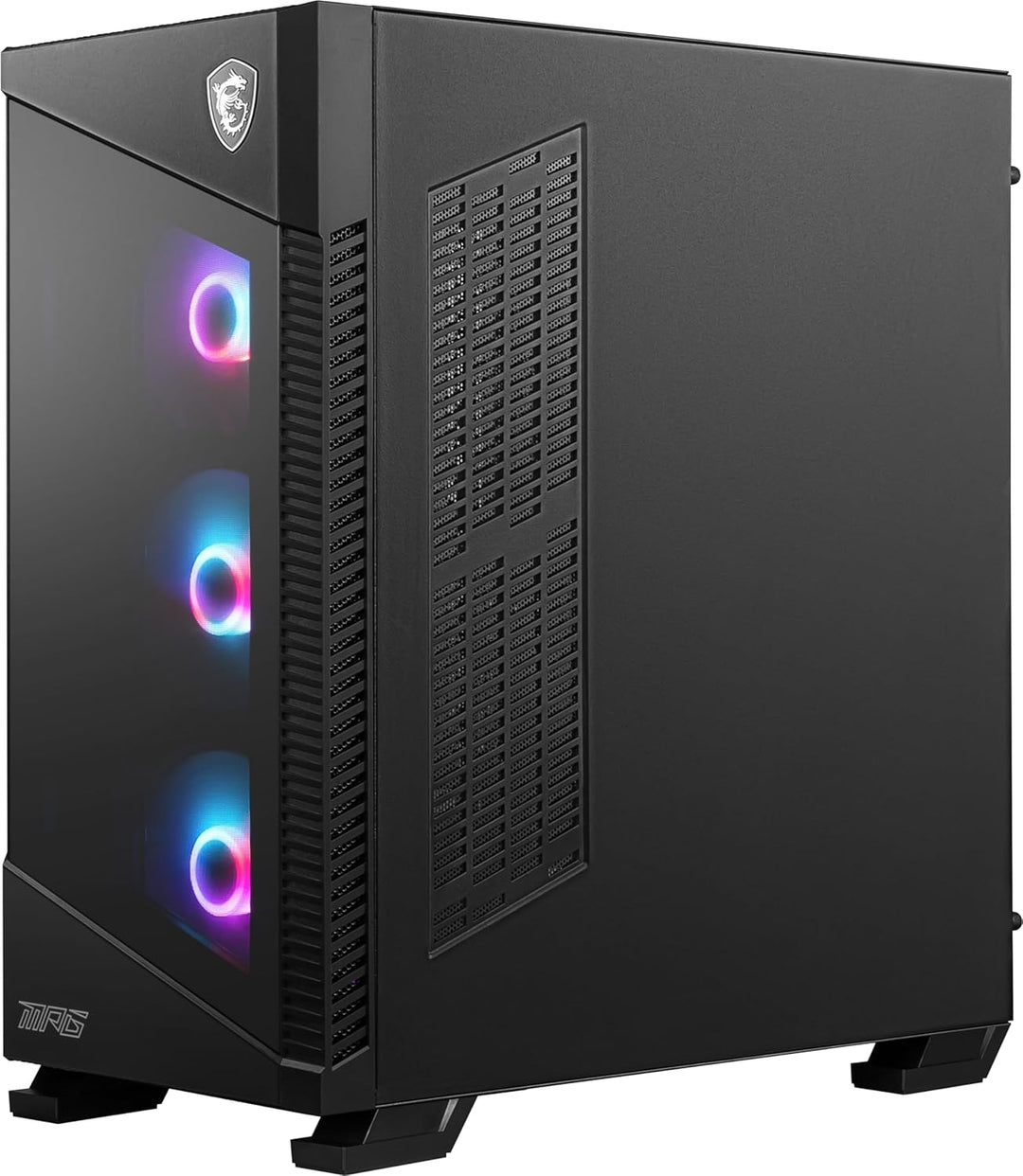 MSI MPG VELOX 100R Mid-Tower PC-Gehäuse, geeignet für E-ATX Mainboards, Front aus gehärtetem Glas, 4