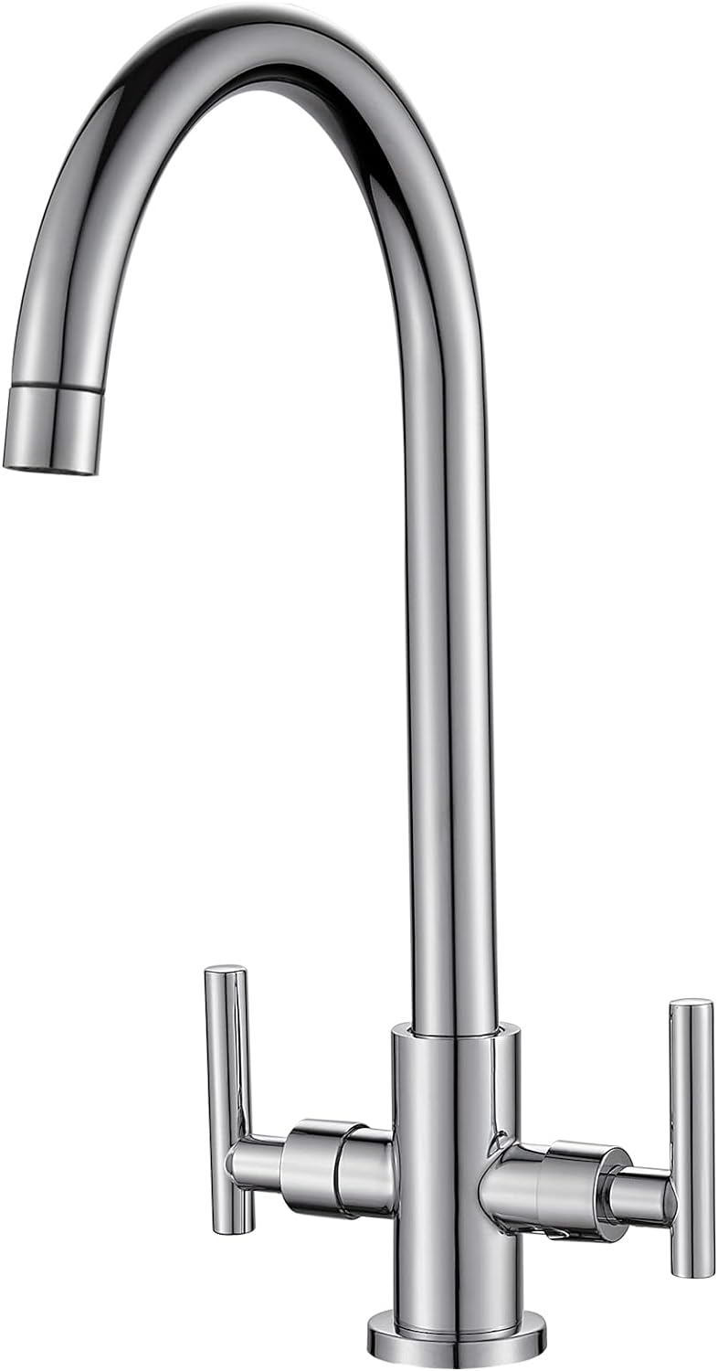 Cobbe Küchenarmatur, Küchenarmatur, Doppelhebel, 360° schwenkbarer Auslauf, Küchenarmaturen, Mischba