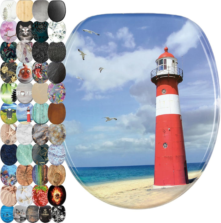 Sanilo WC Sitz, viele schöne Toilettendeckel zur Auswahl, hochwertige und stabile Qualität aus Holz