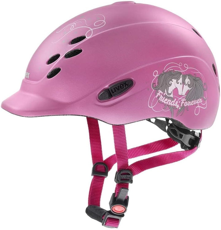 uvex Unisex Jugend, onyxx Reithelm, friends II pink mat 49-54 cm friends II pink mat, 49-54 cm frien