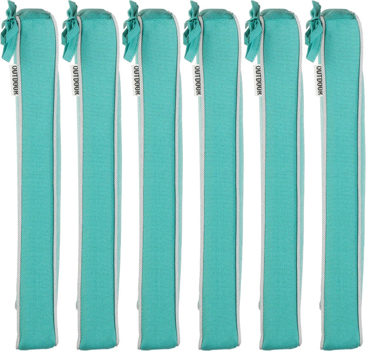 Brandsseller Outdoor Sitzkissen Kissen Dekokissen - Schmutz- und Wasserabweisend - 220 gr. Füllung -