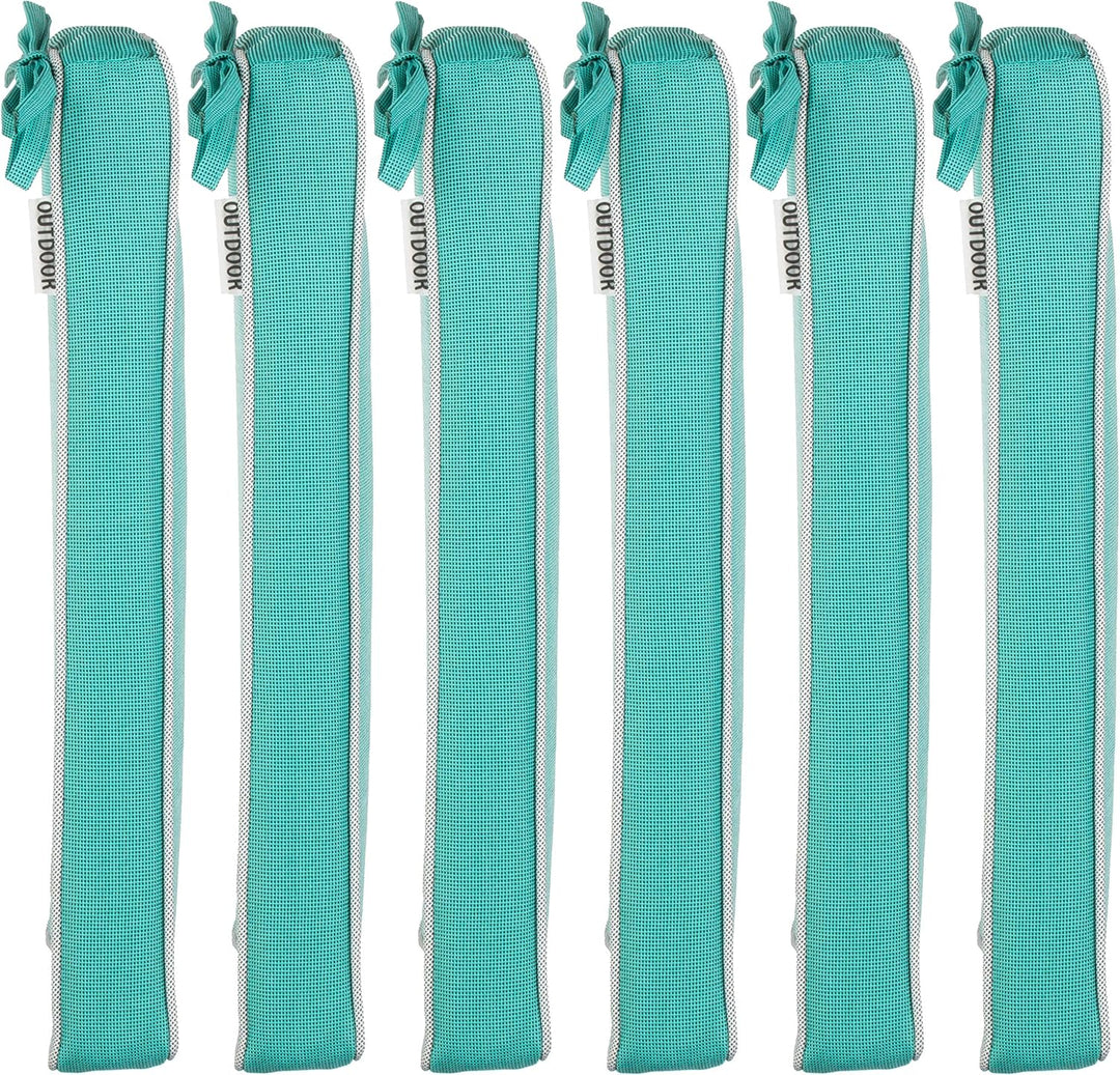 Brandsseller Outdoor Sitzkissen Kissen Dekokissen - Schmutz- und Wasserabweisend - 220 gr. Füllung -