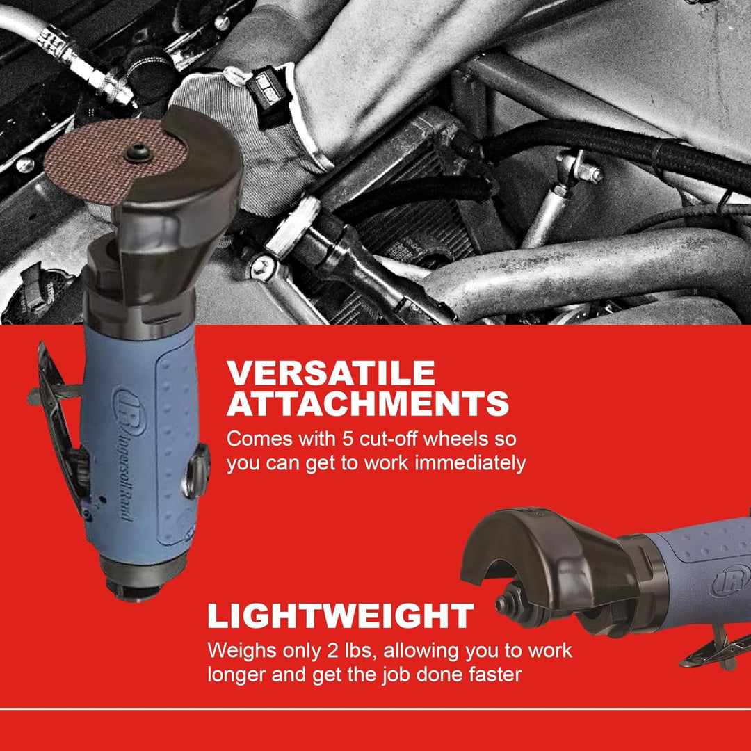 Ingersoll Rand 3" (75 mm) Schneidemaschine 426 leise und umschaltbar in beide Richtungen, Metall Sch