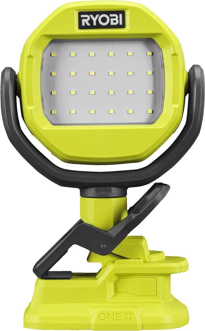 RYOBI 18 V ONE+ Akku-LED-Leuchte RLCL18-0 (Max. Lumen 1000, Leuchtkopf um 360 Grad rotierbar, ohne A