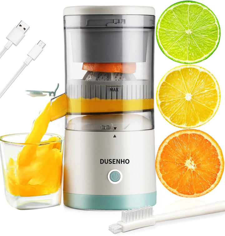 Zitronenpresse elektrisch Organgenpresse Tragbare USB-Aufladung Juicer Entsafter für Orange, Zitrone