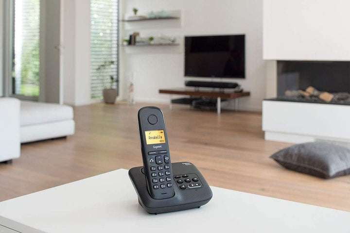 Gigaset A270A – Basic Schnurloses Heimtelefon mit grossem Display, Anrufbeantworter und Freisprechei