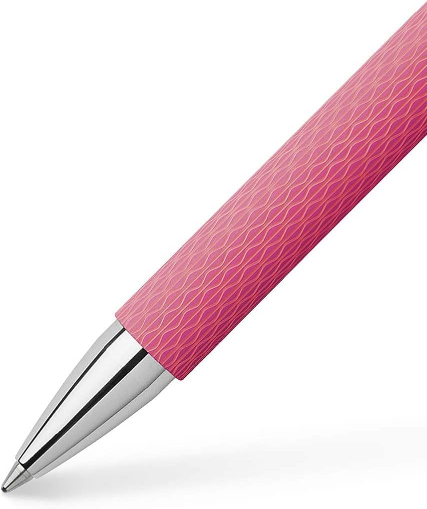 Faber-Castell 149619 - Dreh-Kugelschreiber AMBITION OpArt, Pink Sunset