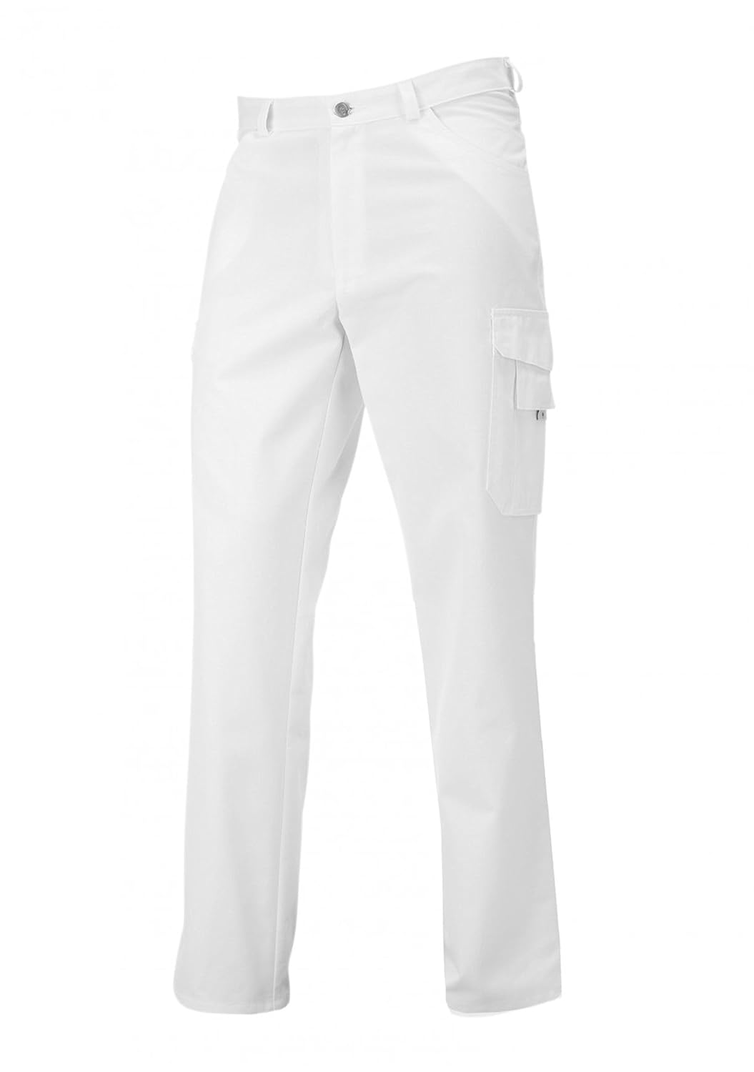 BP 1641-558-21-Sn Unisex-Jeans, Jeans-Stil mit mehreren Taschen, 245,00 g/m² Stoffmischung, weiss, S