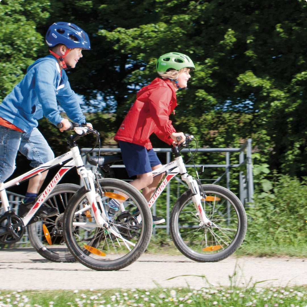 ABUS Kinderhelm Youn-I MIPS - Fahrradhelm mit Licht, Reflektoren und Aufprallschutz (MIPS) - für Mäd