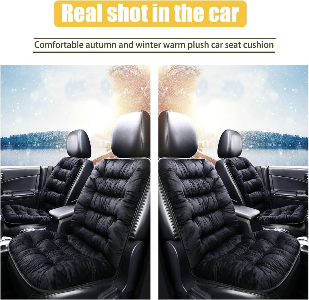 CGEAMDY Warmes Autositzkissen, Auto Sitzauflagen, Sitzschoner für Autositze, Universal Autositzschon