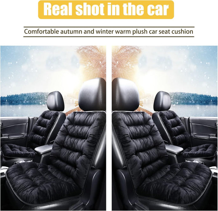 CGEAMDY Warmes Autositzkissen, Auto Sitzauflagen, Sitzschoner für Autositze, Universal Autositzschon