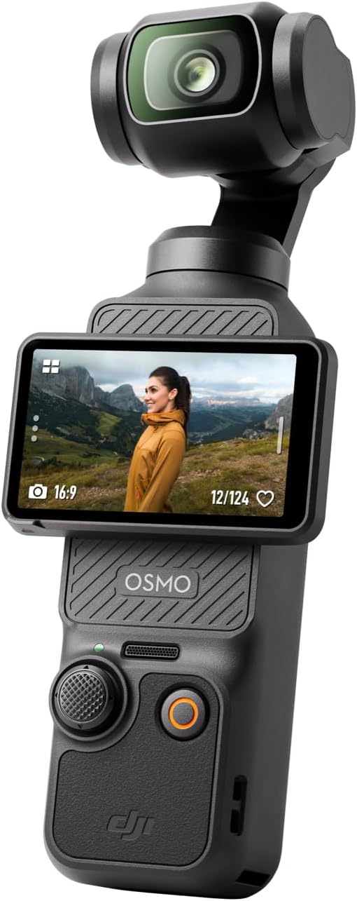 DJI Osmo Pocket 3, Vlogging-Kamera mit 1-Zoll-CMOS und 4K/120 fps Video, 3-Achsen-Stabilisierung, sc