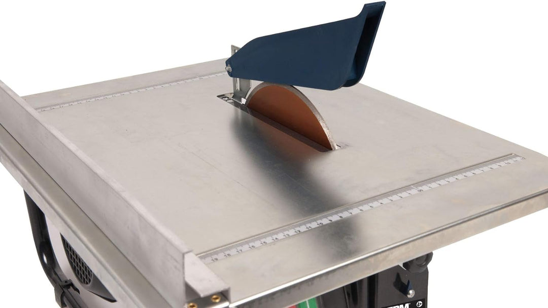 FERM Fliesenschneider 900W - 2950/min - 200mm Diamantscheibe - Wassergekühltes Sägeblatt - 0-45 Grad