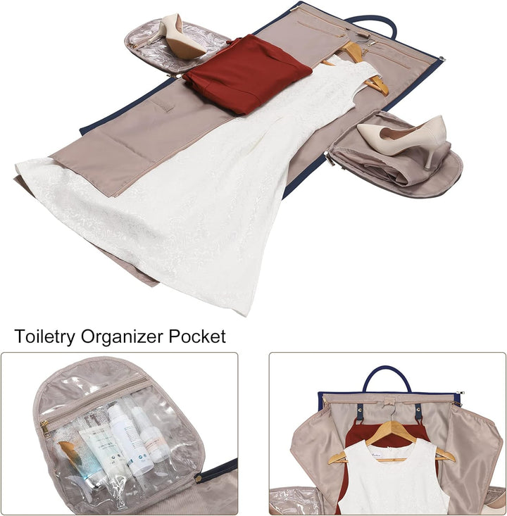 Modoker Damen-Kleidersack für Reisen, wasserdicht, Handgepäcktasche, Kleidersack – 2-in-1 zum Aufhän