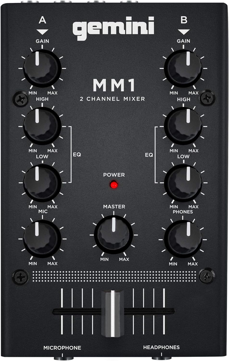 Gemini MM-1 - Mini 2 Kanal DJ Mixer