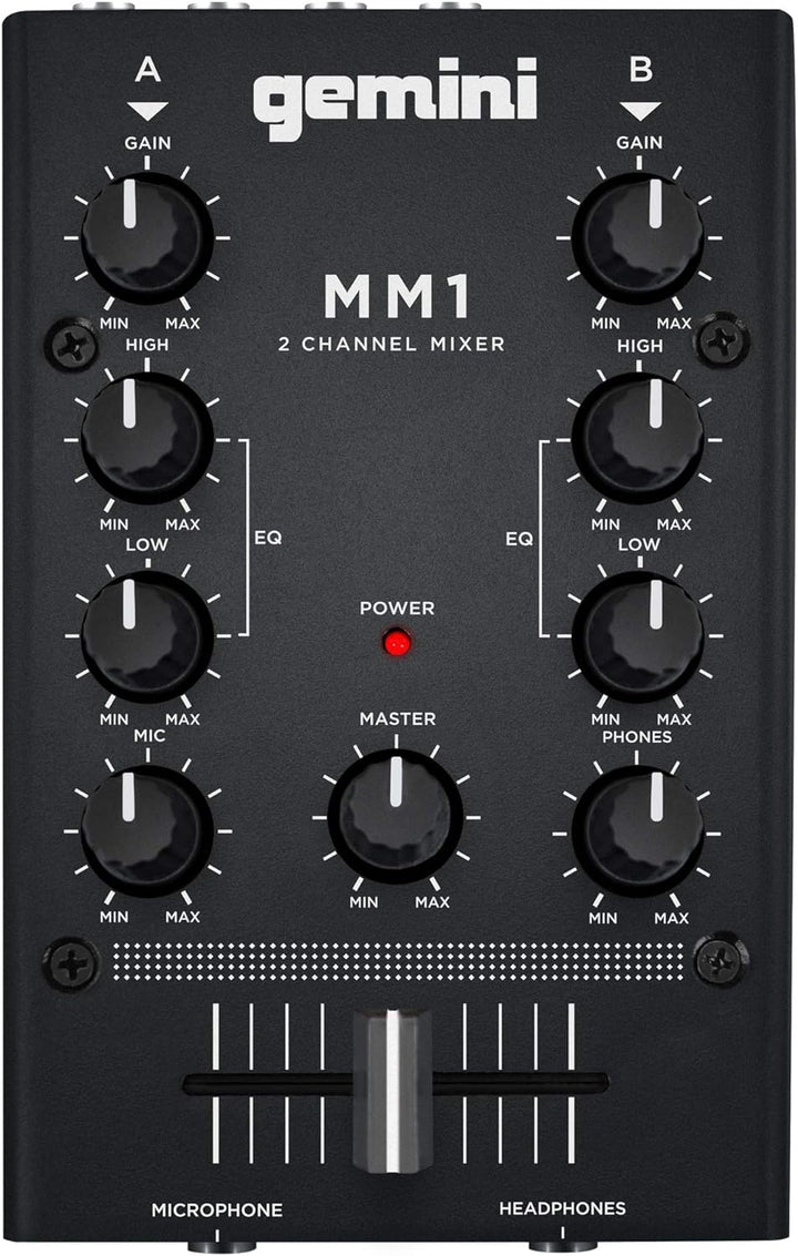 Gemini MM-1 - Mini 2 Kanal DJ Mixer