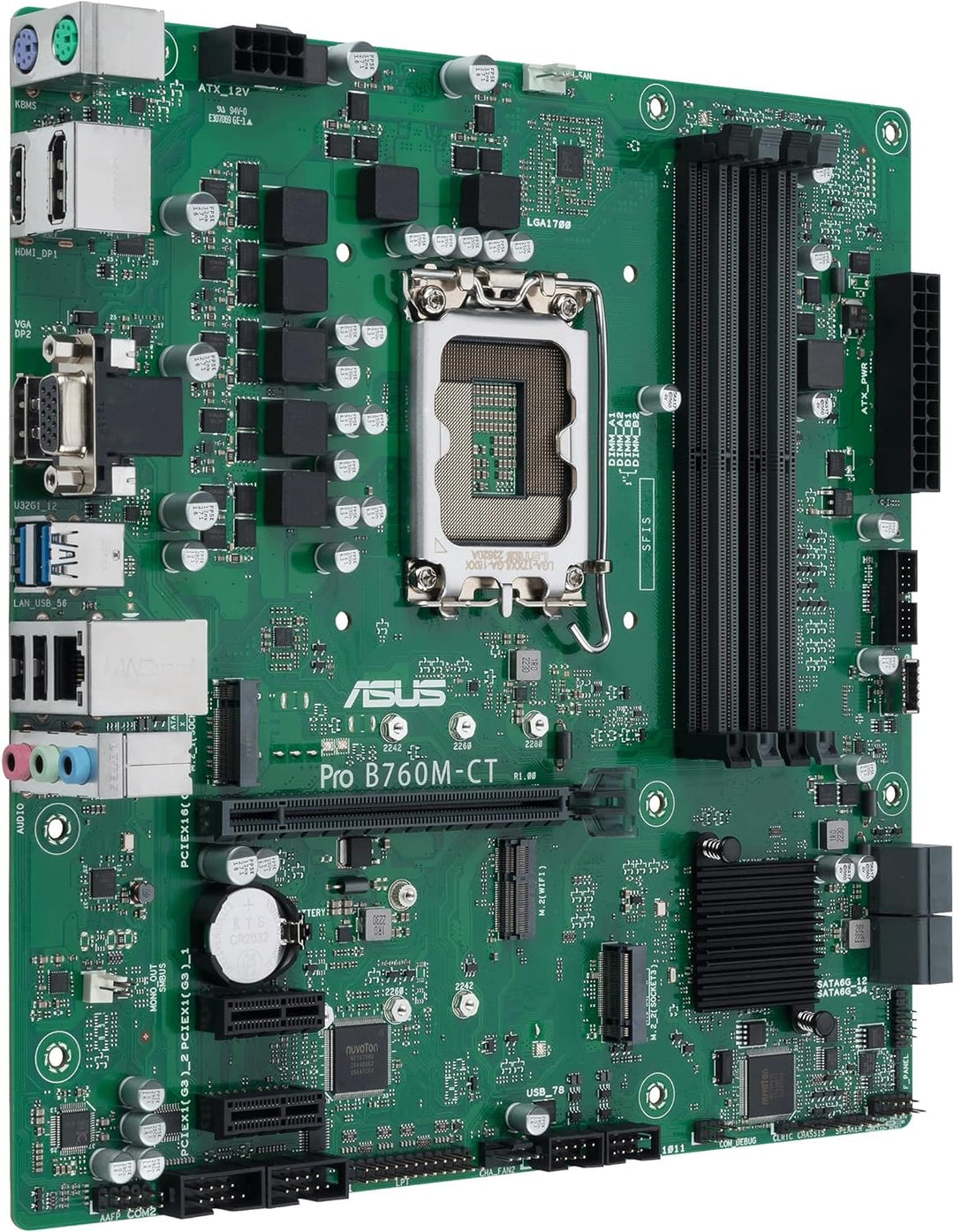 ASUS PRO B760M-CT-CSM Business Mainboard Sockel Intel LGA 1700 (mATX, CSM, Control Center Express, C