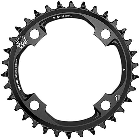 Sram X-sync Eagle Kettenblätter 104mm Schwarz, 104mm Schwarz