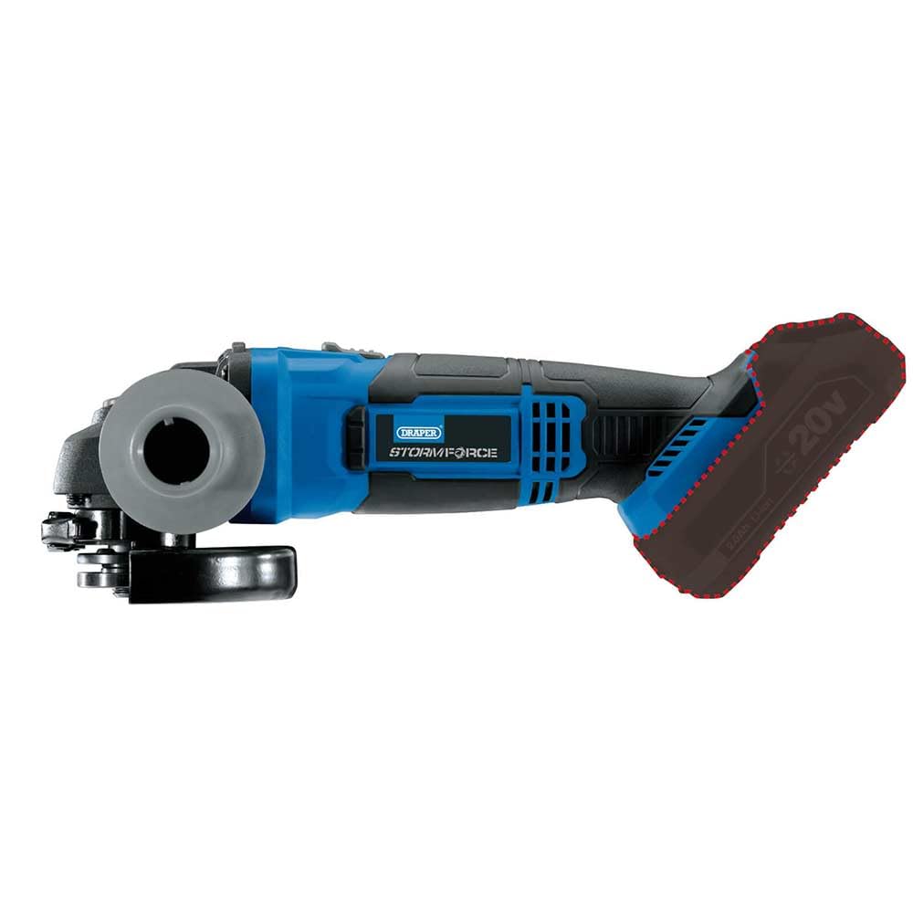 Draper 89521 Storm Force 20V 115mm Winkelschleifer