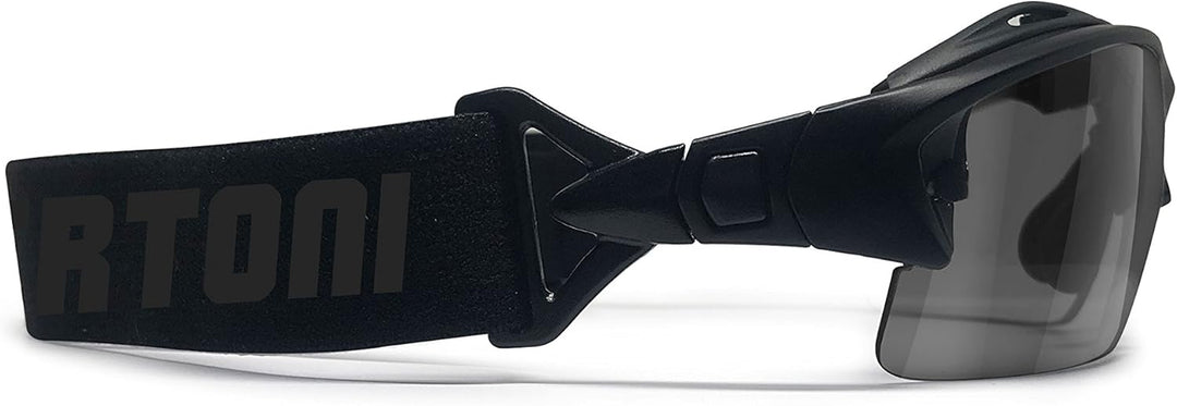 BERTONI Sportbrille mit Sehstärke für Brillenträger Selbsttönend Antibeschlag UV Schutz Gläsern und