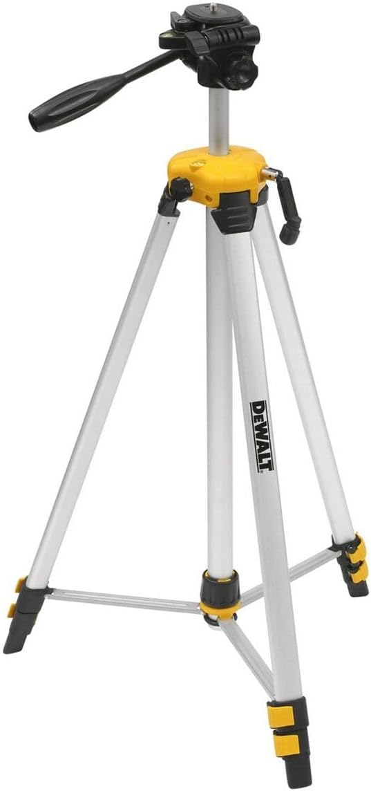DEWALT DE0881T-XJ Stativ Aluminium ¼, Schwarz/Gelb